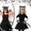 Sturdy Wool Gray Wolf Costume Set with-Four piece set 1 7