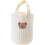 Cotton Storage Basket Bear Design, Large Capacity Nursery Organizer Bin, Home Storage Solution 4