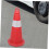 Traffic Cone With Reflective Strip Plastic Construction Wide Base For Construction Sites 2