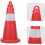 Traffic Cone With Reflective Strip Plastic Construction Wide Base For Construction Sites 5