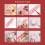 Creative Flower Paper Lamp Set Accessory for-Peony Red Rabbit 5