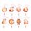 Creative Flower Paper Lamp Set Accessory for-Peony Red Rabbit 2