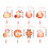 Creative Flower Paper Lamp Set Accessory for-Peony Red Rabbit 4