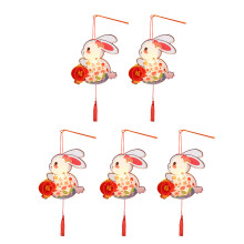 Handmade Florals Projection Lamp Set Paper-Mid Autumn Festival