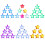 Multicolored LED Light Star Bracelets for Parties and-White 2