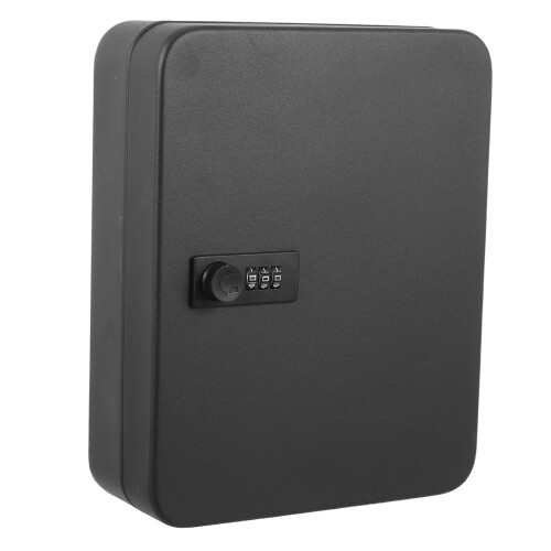 Wall Mounted Key Lock Box With Code Lock, Heavy Duty Scratch Resistant Key Cabinet With Slots For Home, School, Office