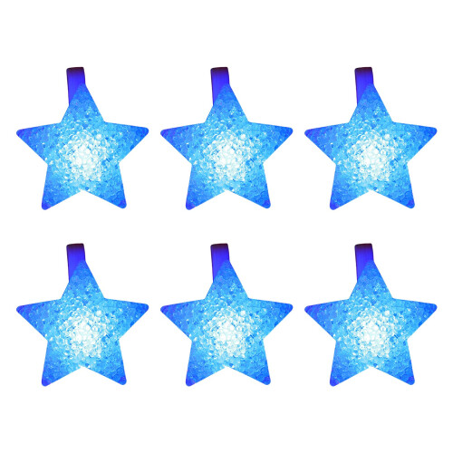 Party LED Light Bracelets Glowing Star Decorated-blue