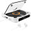 Portable CD Player Bluetooth Speaker LED Display FM Radio Wall Mountable Green 2