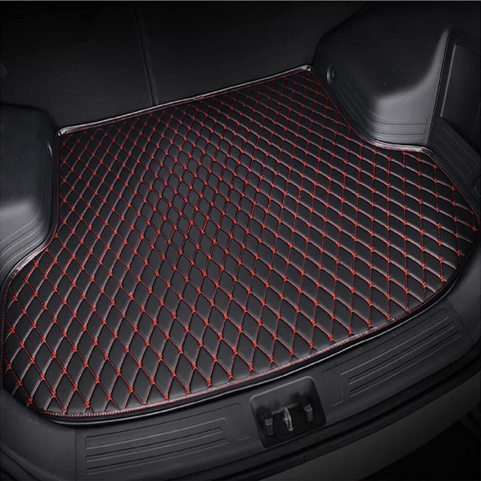 Trunk Mat For Honda Civic Sedan 20192024 Leather Boot Liner Antislip Antiscratch Full Protection Blackred 9365049219297