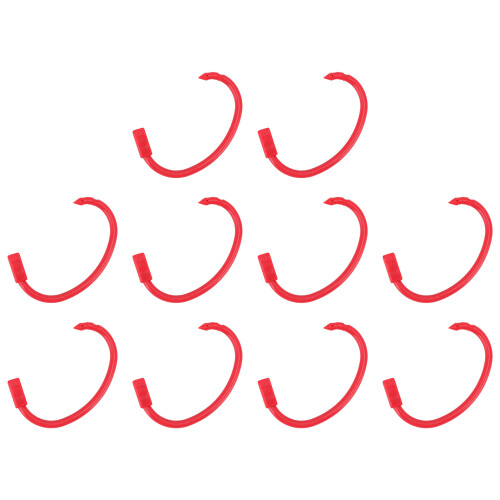 10 PCS Kunststoff Kuh Nase Ring Große Rinder Zucht 2