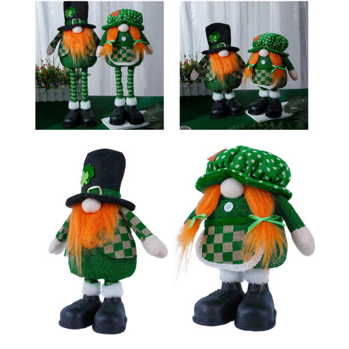 Patrick's Day Puppen, irische Desktop-Ornamente,-männlich 2