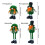 Patrick's Day Puppen, irische Desktop-Ornamente,-männlich 4