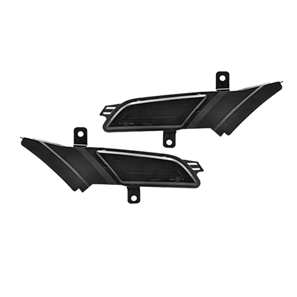 Porsche Cayenne 957 Front Bumper Led Daytime Running Fog Lights Kit With Turn Signals And Side Markers, 20072010 9119770939951