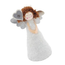Weihnachtsbaumspitzen, AngelGirl-Ornament, Weihnachten,-Weiß