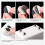 Mini Adhesive Wheels Self Adhesive Mini Casters for Small Projects Rolling Wheels 4 Pack White 4