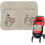 Side Bed Organizer For Cribs And Strollers  Durable Fabric Headboard Organizer With Side Pockets, Nursery Caddy 5