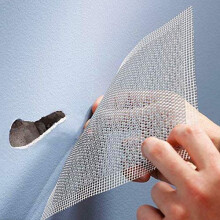 Self Adhesive Metal Wall Patch Mesh Pack of 2, 10x10cm, For Plasterboards, Walls and Ceilings