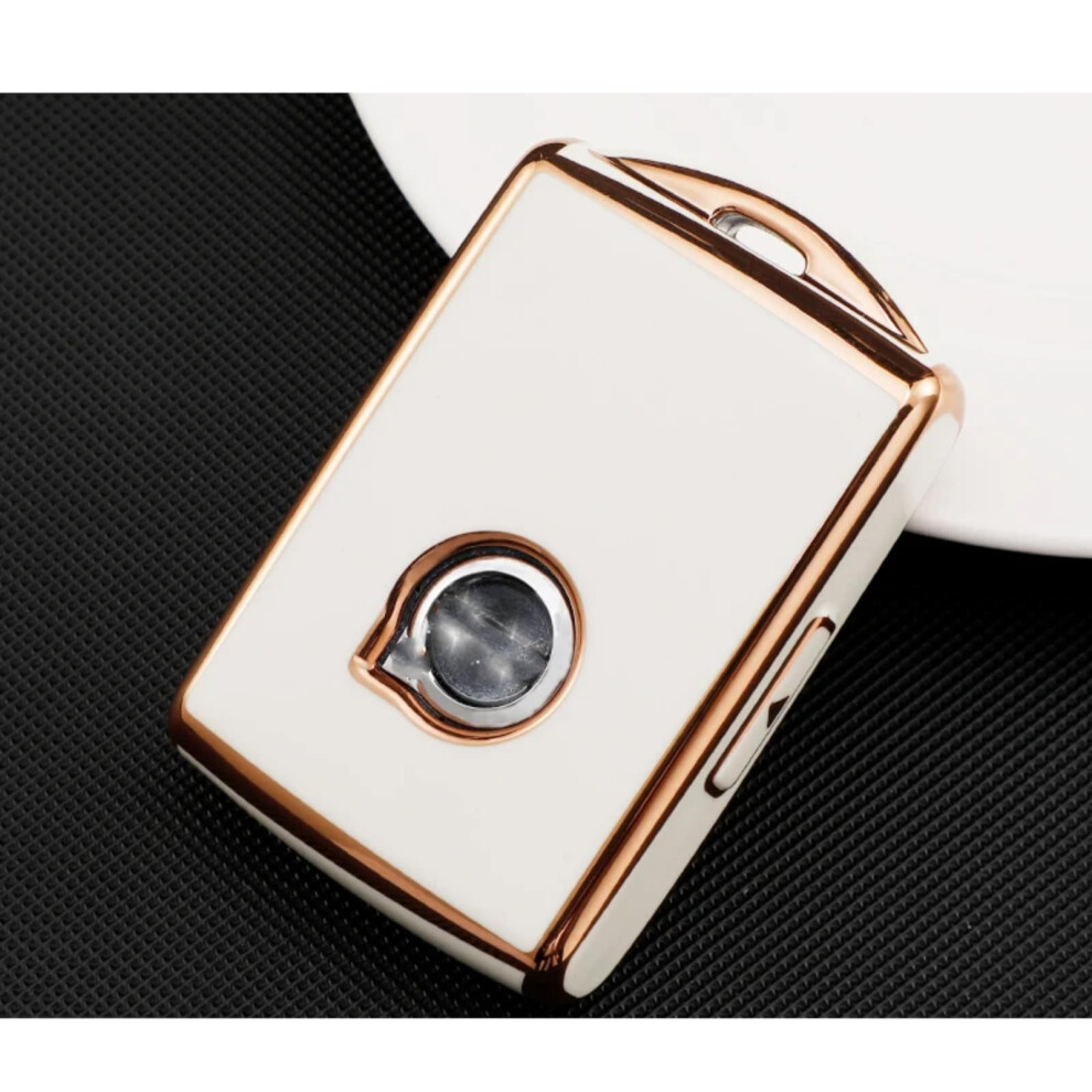 Tpu Protective Key Fob Case For Volvo S60 S90 And Polestar 1 2 Xc40 Xc60 Xc90 V60 T5 T6 T8 White 9365049221009