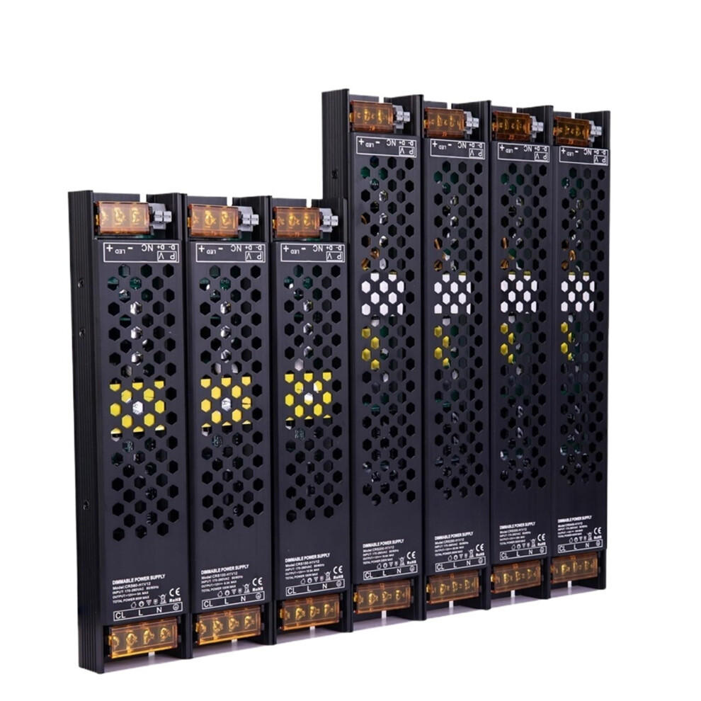 Dimmable Led Driver, Aluminum Housing, Triac And 010V Dimming, 60300W, Dc12v/24V 9119770941336