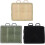 Nylon Panel Hook and Loop, 15.5x13 cm, Modular With Snaps and DRings, Keeps Gear Organized, Khaki 5