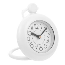 Outdoor Waterproof Wall Clock, 2 Pack, Grey, Simple Design, No Battery, Bathroom Decor