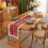 Tablecloths Rectangular, Colored Flower Bird Geometry-Green B 5