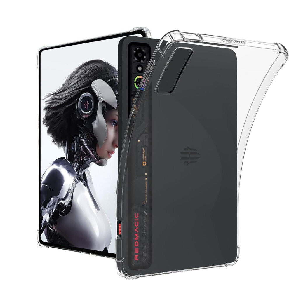 Redmagic Tablet 3 Pro Slim Case, Soft Tpu, Shockproof, Reinforced Corners, Antidrop, Crystal Clear For Redmagic Astra 9119770941879