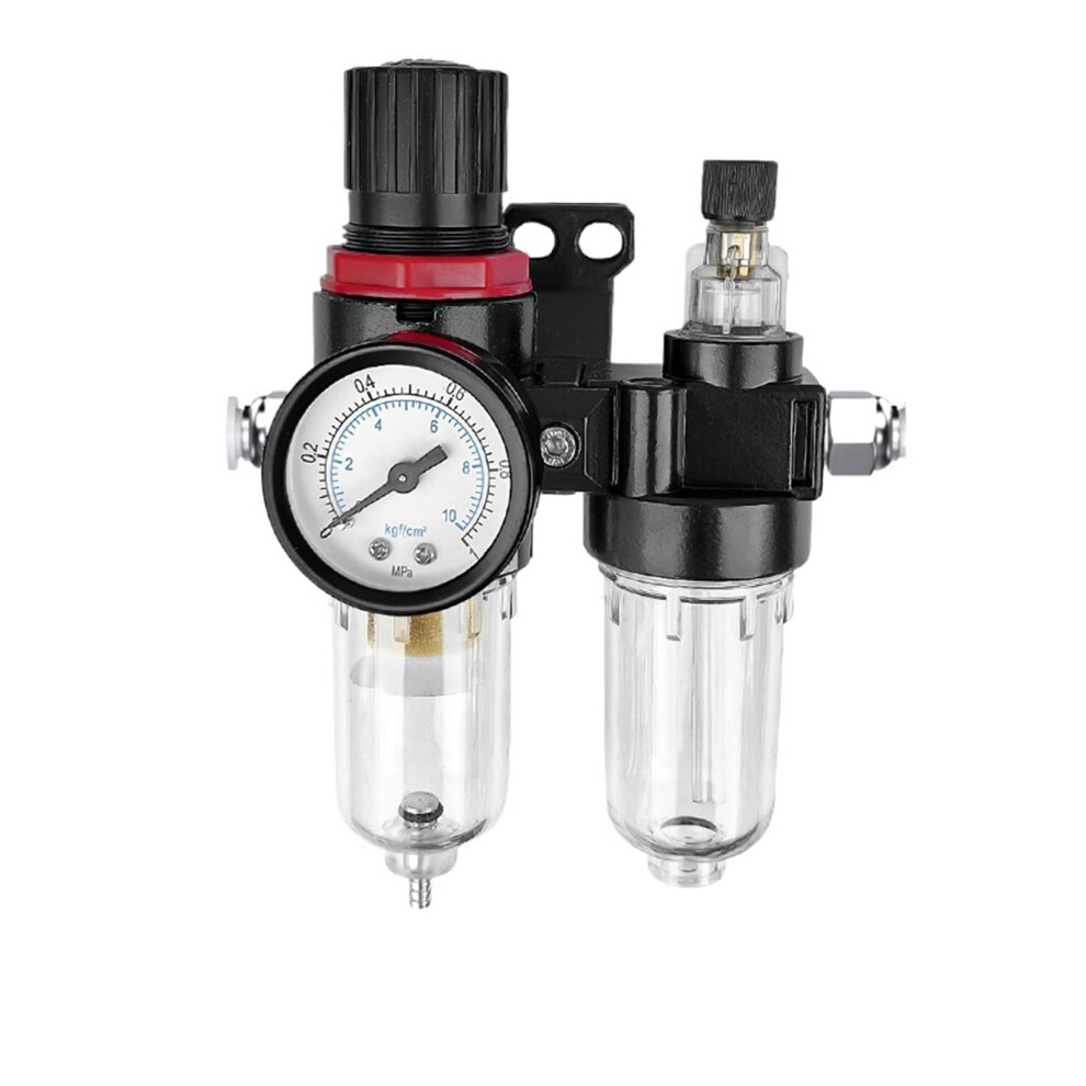 Air Compressor Filter Regulator Ac200002 With Manual Drain, Efficient Oil Water Separation 9365049221405