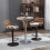 2 PCS Modern Swivel Bar Stools with Cushion 3