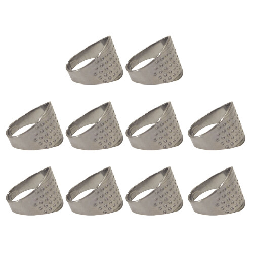 Thimble Needle Finger Protector Antique Thimble-new silver ring