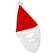 Christmas Tree Decoration Hat Holiday-Santa Claus Beard Ha