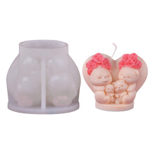 Silicone Crafting Molds Candle Making Decorating 3D Fondant-B
