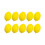 10Pcs Simulation Lemon Realistic Artificial Lemon Fruit for-S 1
