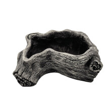 Ecofriendly Flowerpots Imitation Wood Texture-space gray