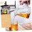 Tea Cup With Divider, Glass Tea Cup, Ergonomic Handle, Heat Insulation 5