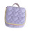 Polyester Heart Pattern Makeup Holder Large Capacity-Purple 1