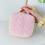 Polyester Heart Pattern Makeup Holder Large Capacity-Purple 3