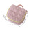 Polyester Heart Pattern Makeup Holder Large Capacity-Purple 4