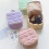 Polyester Heart Pattern Makeup Holder Large Capacity-Purple 6