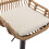 2 PCS Modern Swivel Bar Stools with Cushion 8