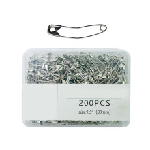 200Pcs Curved Safety Pin 38MM or 51MM Metal Quilting Pin-S
