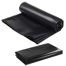 Flexible Pond Liner 5mx8m Waterproof 0.12mm Thick For Large Fish Ponds Durable Garden Pond Membrane Black