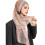Drapage rapide Malaisie Turban Écharpe Hijab-rose clair 1