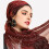 Drapage rapide Malaisie Turban Écharpe Hijab-rose clair 7