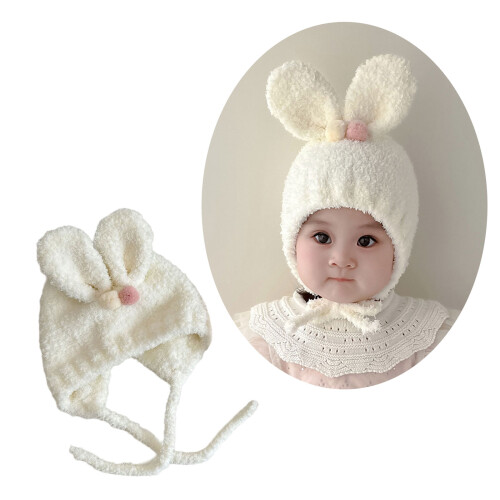Bonnets pour tout-petits avec cravate réglable pour les-Rose 2