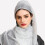 Drapage rapide Malaisie Turban Écharpe Hijab-rose clair 6