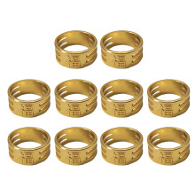 1/5/10pcs Thimble Finger Protector Needle-gold thimble with bl