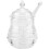 Honey Pot Plastic Dispenser With Spoon And Lid, Compact Kitchen Accessory 5