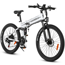SAMEBIKE Electric Bike 14AH Hydraulic Disc-white