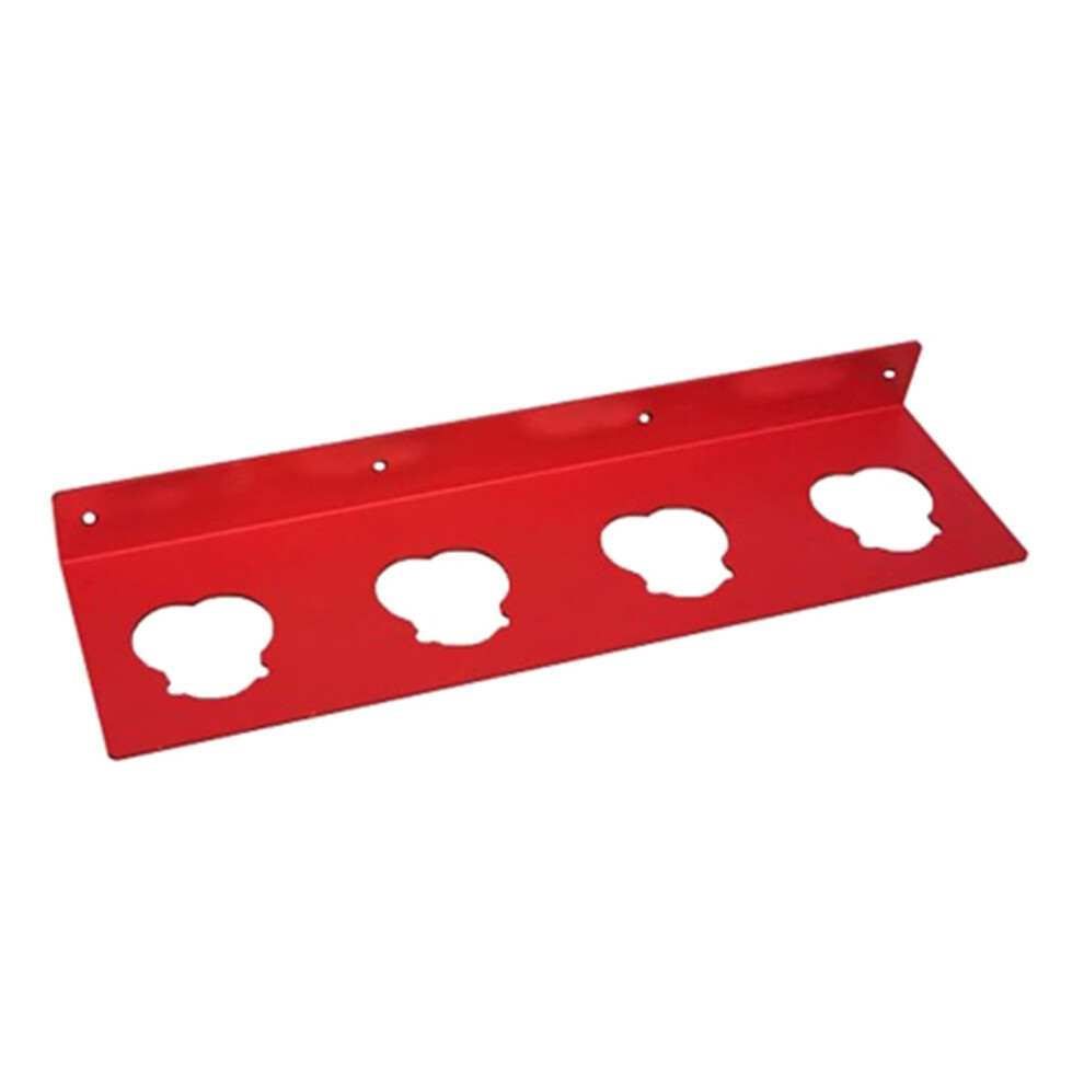Battery Storage Rack Wall Mount 4 Slot Organizer For Workshop And Garage Easy Access Spacesaving 9365049223485